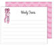 Ballerina Girl Flat Note Cards Image 3 of 5
